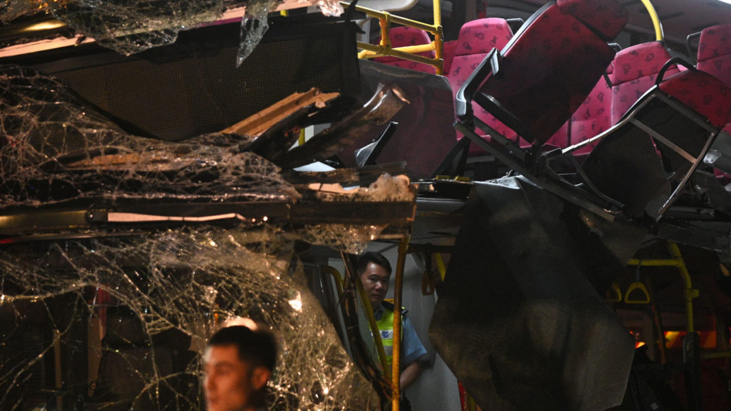 HONG KONG-TRANSPORT-ACCIDENT