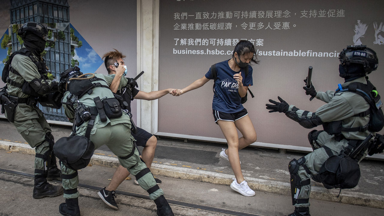 FILES-HONG KONG-CHINA-POLITICS-UNREST