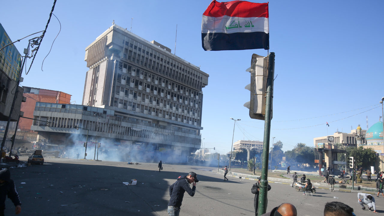IRAQ-POLITICS-PROTEST