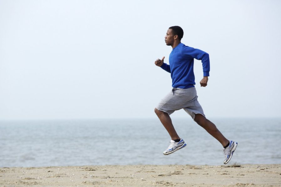 Black man keeping fit. Photo Harvard