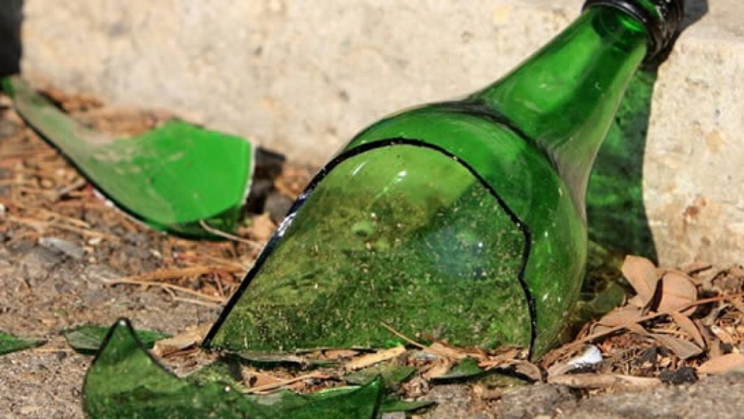 Broken-bottle
