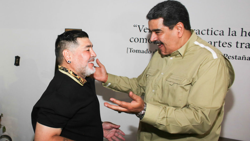 VENEZUELA-MADURO-MARADONA