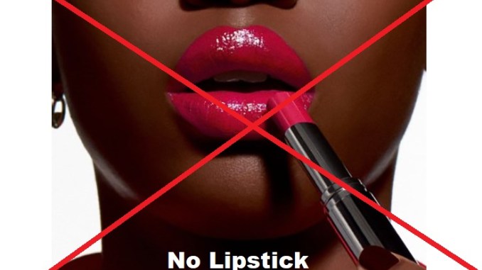 Lipstick ban