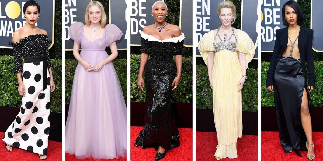 best dressed Golden Globes celebrities Elle