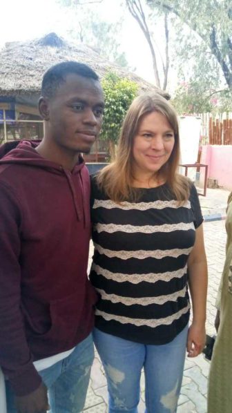 Jeanine Delsky and Suleiman Isah