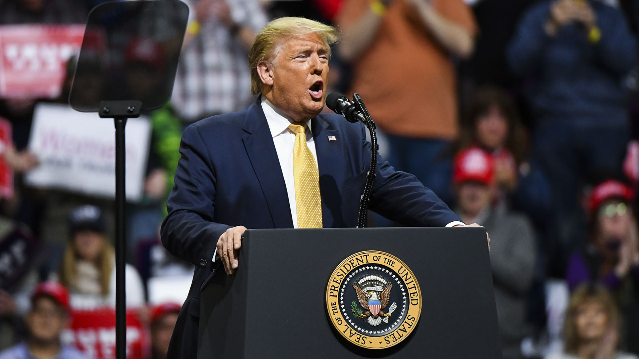 Donald Trump Holds A Campaign Rally In Colorado Springs