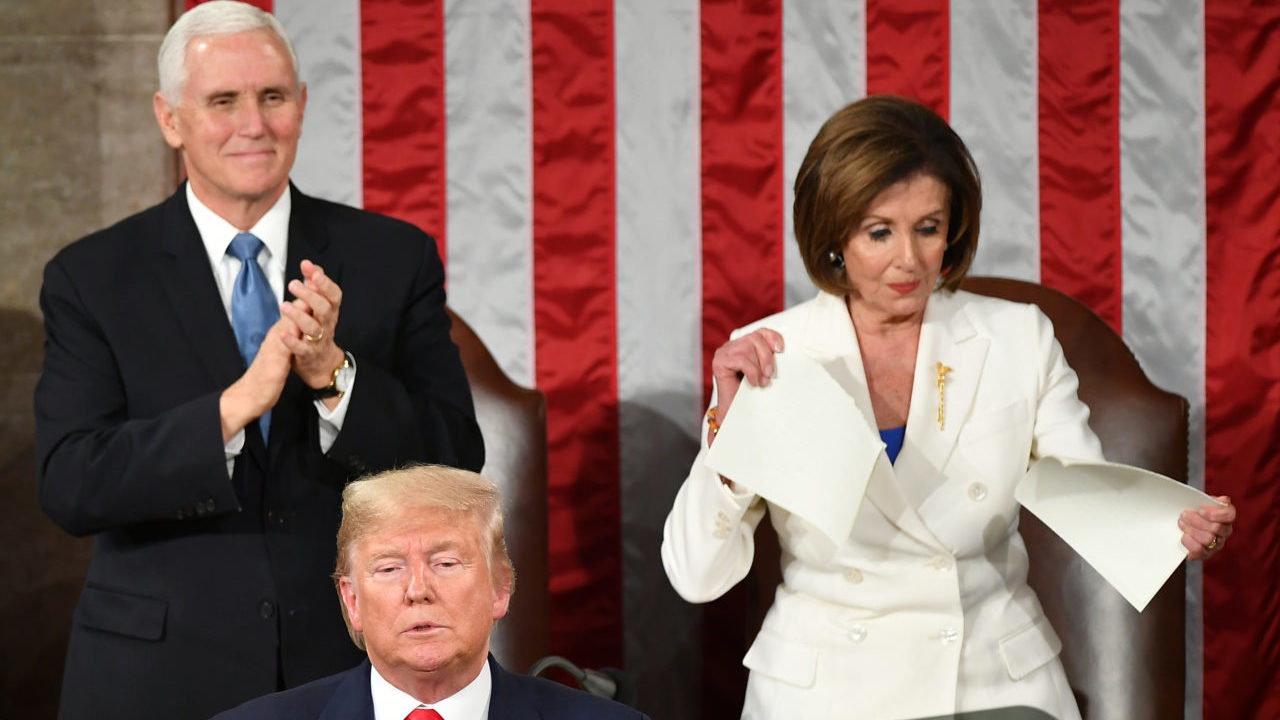 US President Donald Trump delivers the State of the Union address