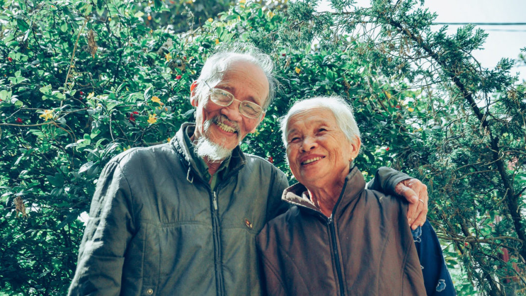 Old Asia Couple