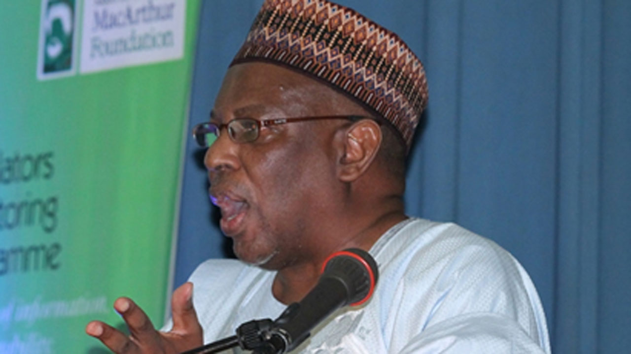 UBEC-Executive-Secretary-Hamid-Bobboyi-making-his-lead-presentation-at-the-2017-Wole-Soyinka-Media-Lecture-Series-event-in-Abuja