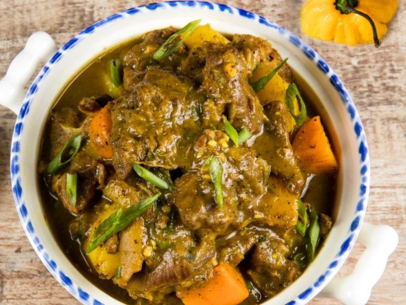 curried goat meat sauce photo_Grace food
