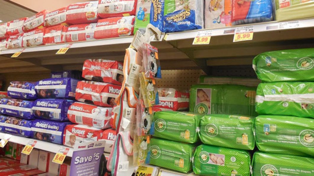 napkins and diapers