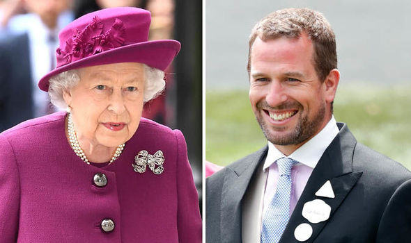 queen elizabeth and peter phillips