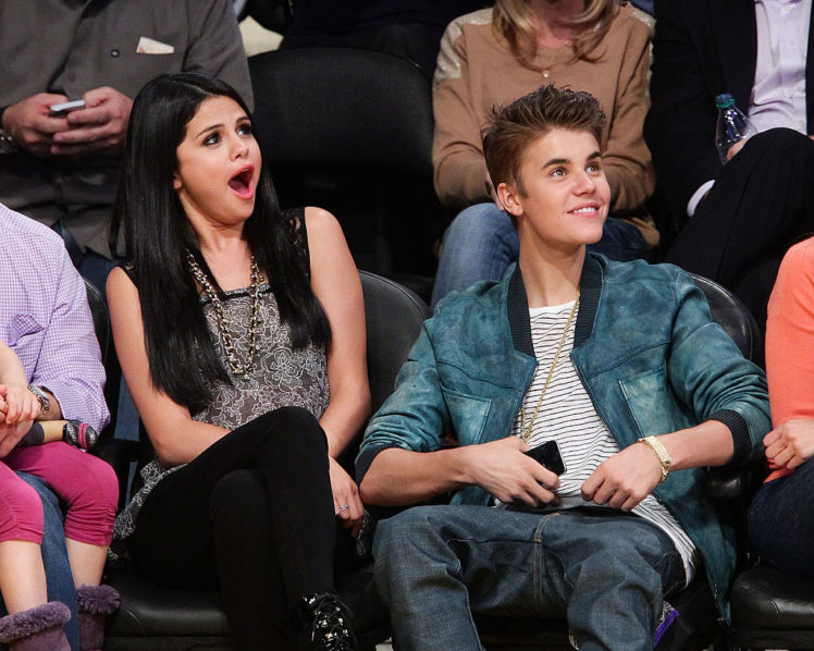 Celebrities At The Lakers Game