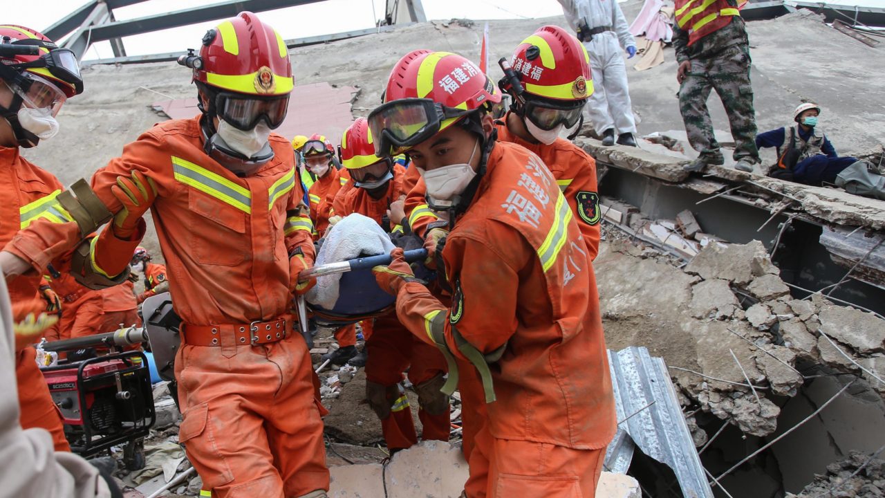 CHINA-ACCIDENT-HOTEL
