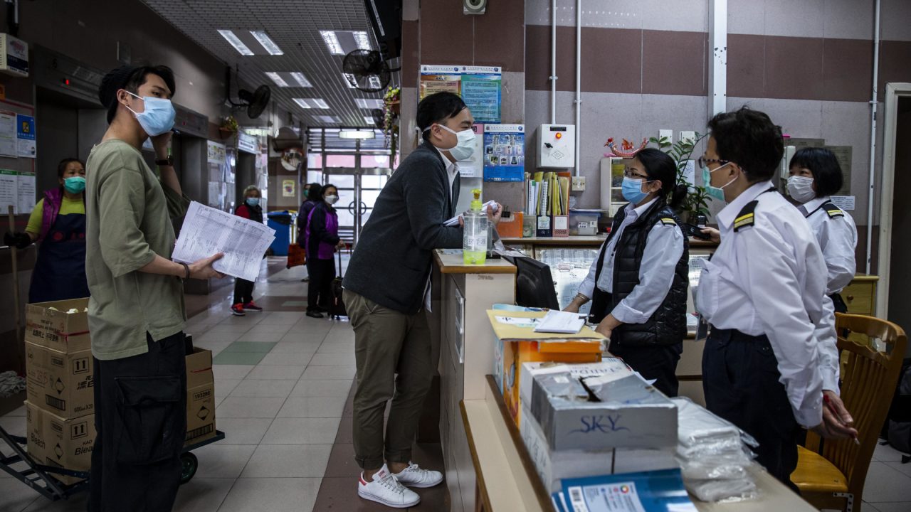 HONG KONG-CHINA-POLITICS-HEALTH-VIRUS