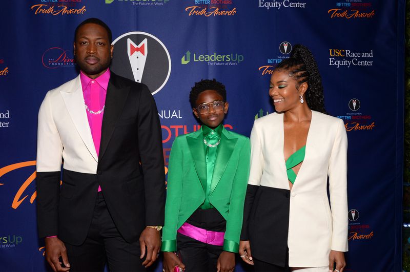 Dwyane Wade, Zaya and Gabrielle Union