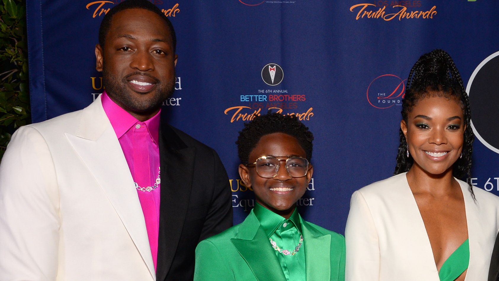 Dwyane Wade, Zaya Wade and Gabrielle Union