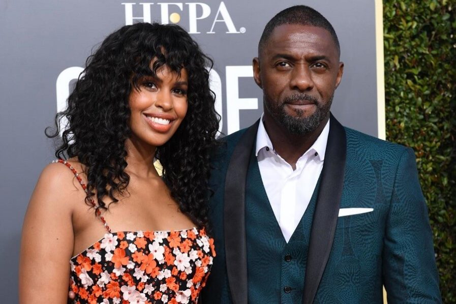 Idris Elba and Sabrina Dhowre CON