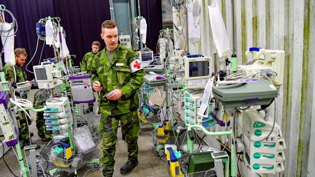 SWEDEN-VIRUS-HEALTH-ARMY
