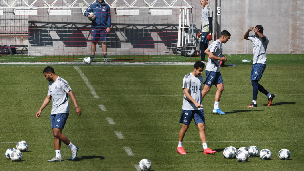 FBL-GER-BAYERN MUNICH-TRAINING-VIRUS