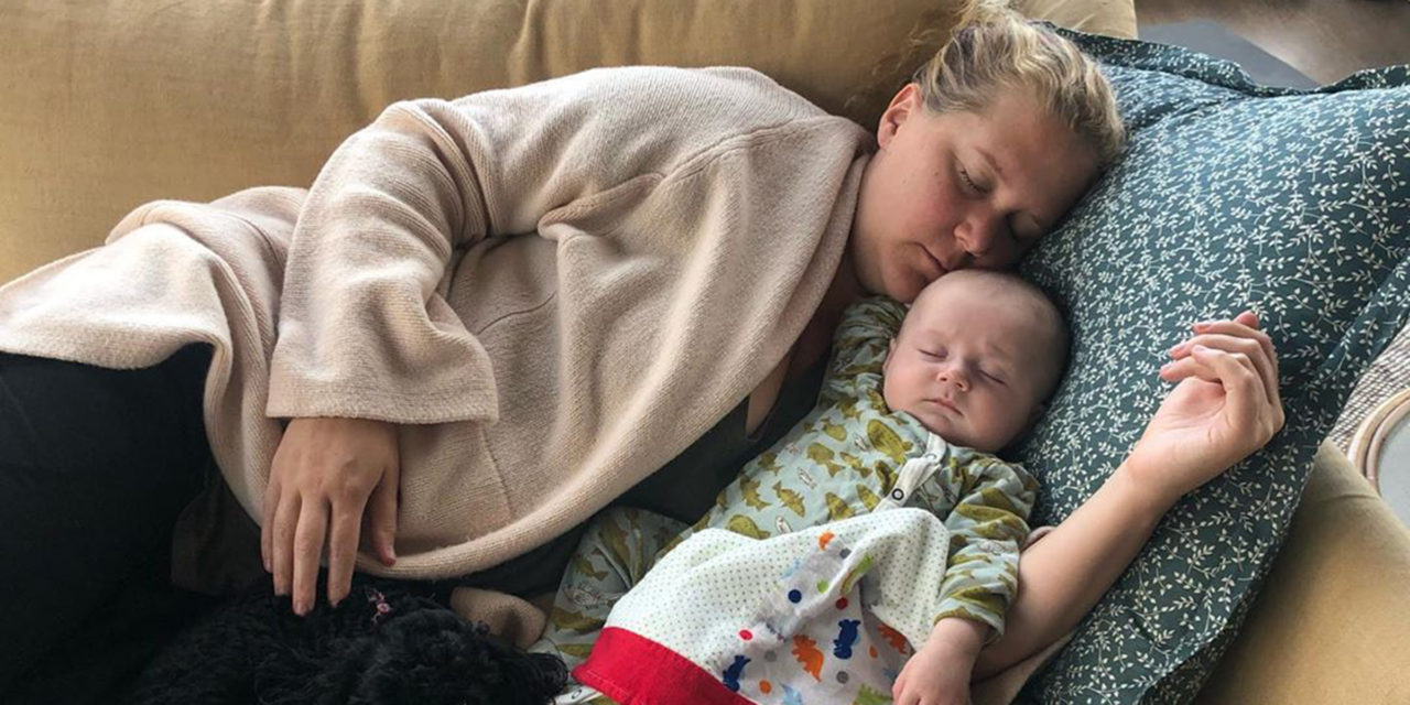 Amy Schumer and her son