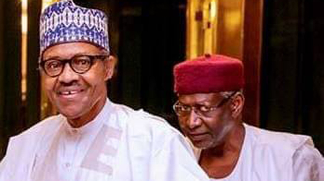 Buhari and Abba Kyari