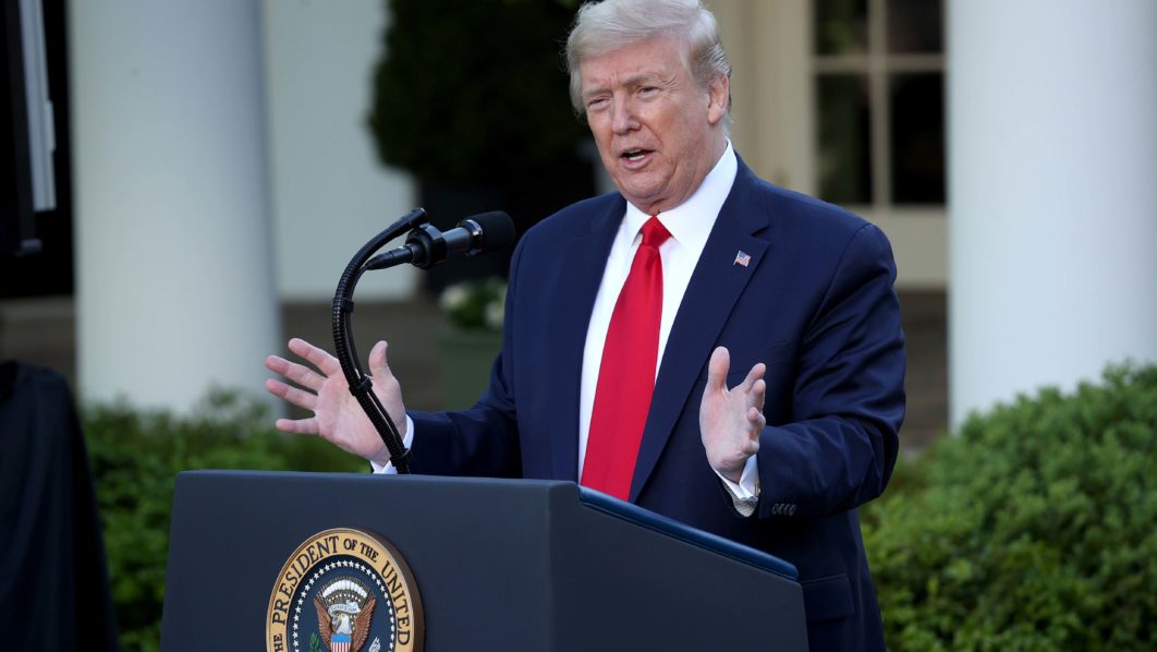 President Trump Holds News Conference On Coronavirus At The White House