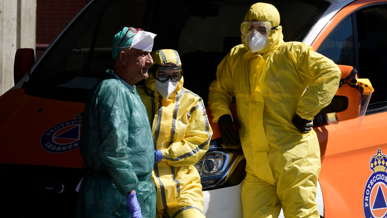 SPAIN-HEALTH-VIRUS-PANDEMIC-HOSPITAL