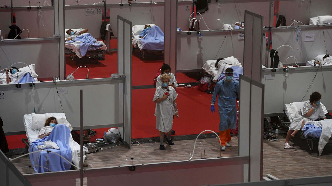SPAIN-HEALTH-VIRUS-HOSPITAL