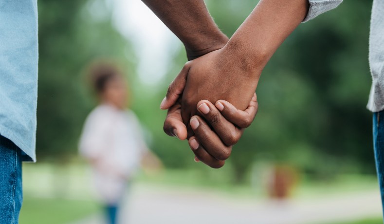 Black couple holding hands | Image: Human Exposures