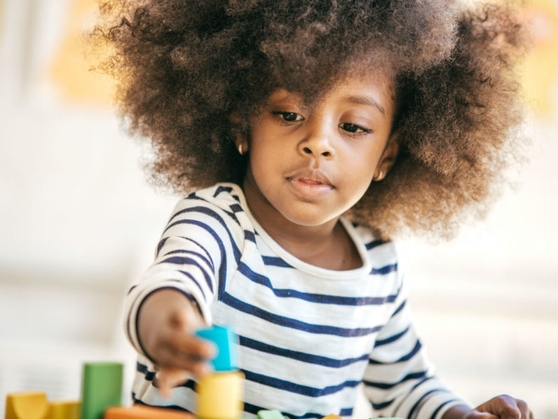 Black girl child playing – Today’s parent