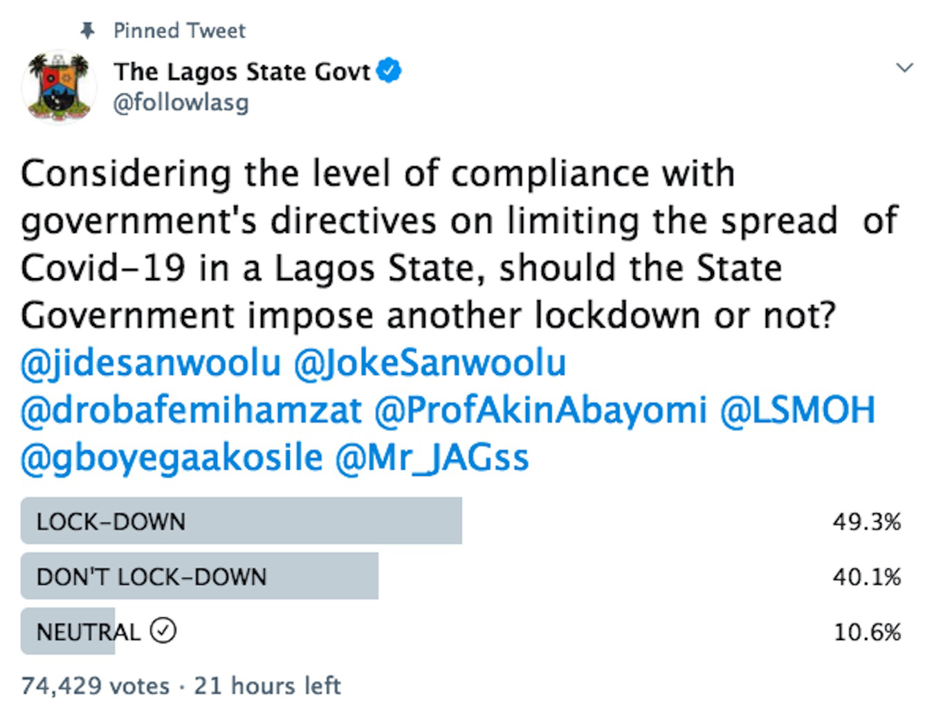 Lagos lock