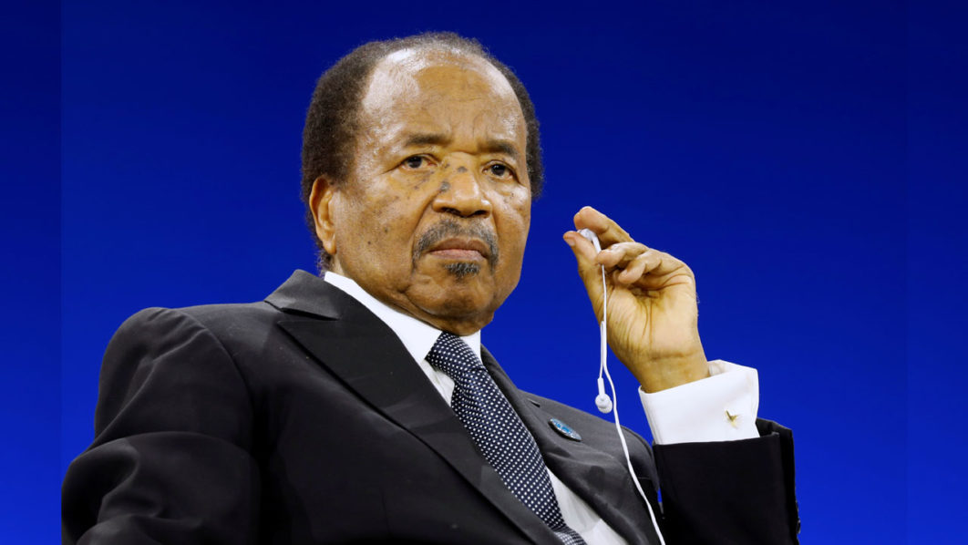 Cameroon President Paul Biya attends the Paris Peace Forum