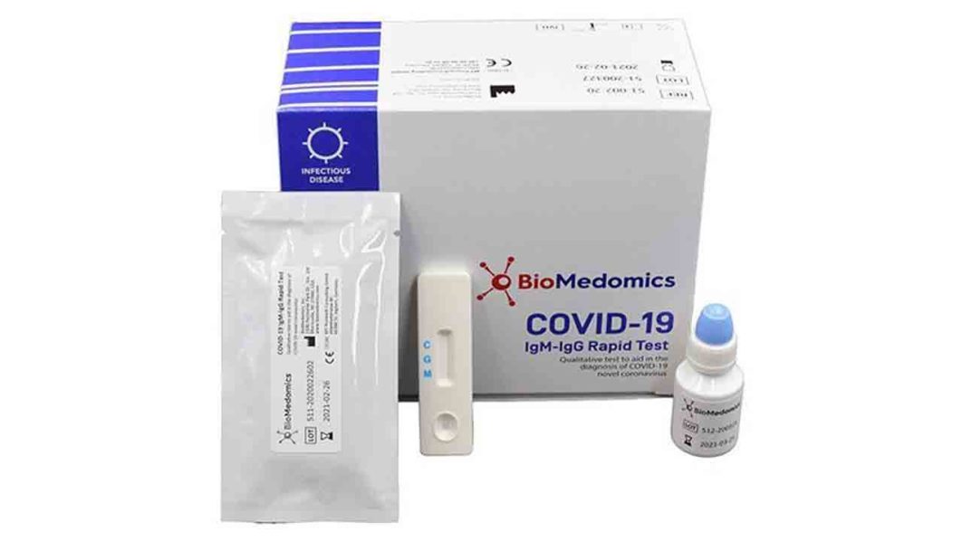 BioMedomics Inc COVID-19 IgG IgM Rapid test kit