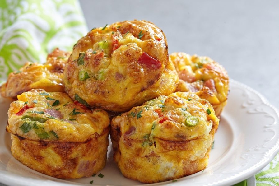 Cauliflower breakfast muffins