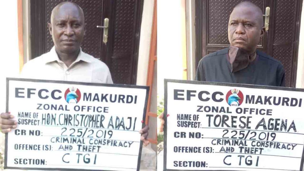 Efcc arrests Benue deputy speaker, clerk