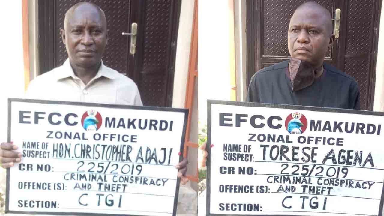 Efcc arrests Benue deputy speaker, clerk