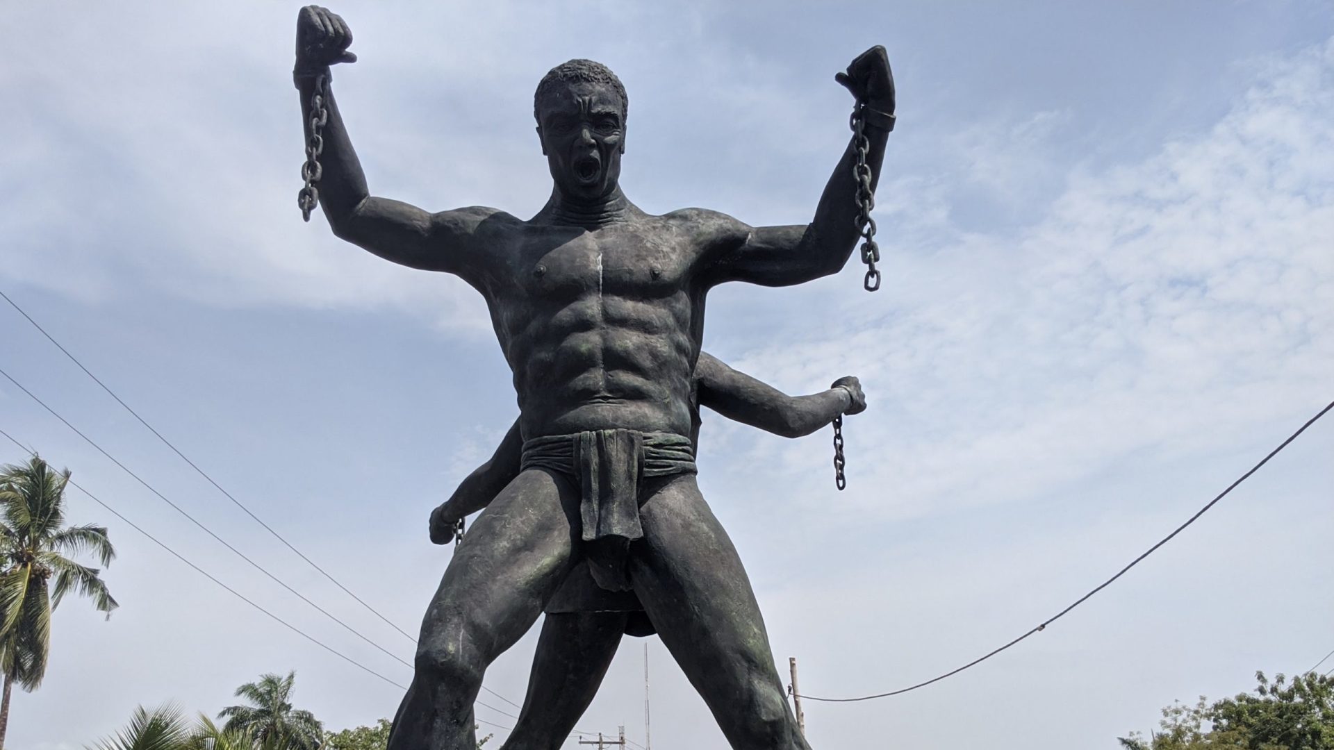 Freedom at last. Photo Dame Yinka