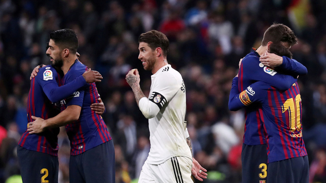 FILE PHOTO: La Liga Santander – Real Madrid v FC Barcelona