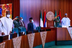 Buhari at FEC