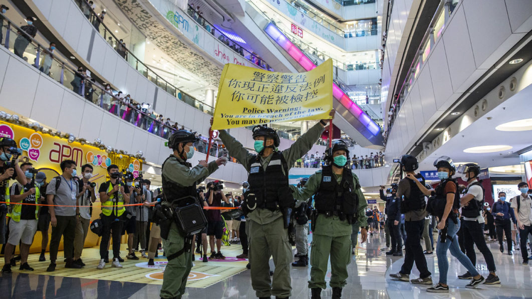 HONG KONG-CHINA-POLITICS-UNREST