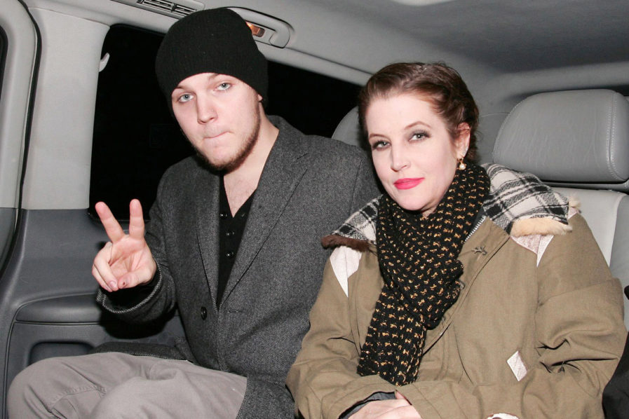 Lisa Marie Presley and Benjamin Presley Keough at Mr Chow restaurant, London, Britain – 09 Jan 2012