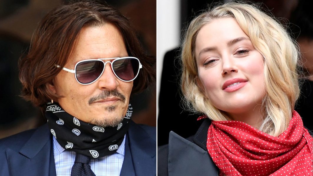 Johnny Depp and Amber Heard | Image Sky News