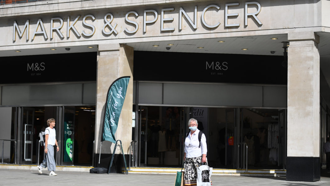 BRITAIN-HEALTH-VIRUS-RETAIL-MARKS-LAYOFFS