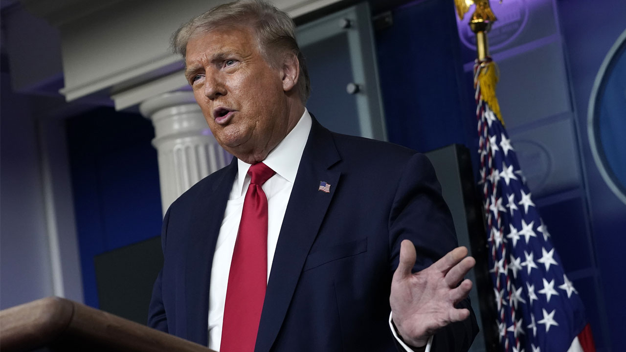 President Trump Holds News Conference At The White House