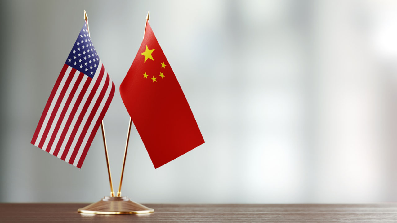 US China Flag