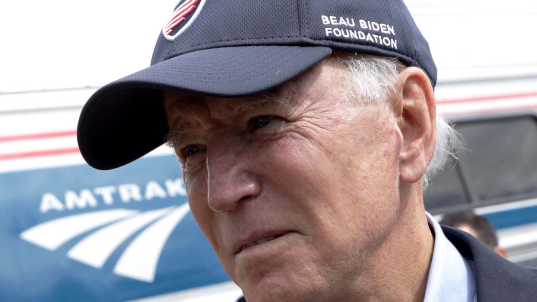 Democratic Presidential Nominee Joe Biden Holds Train Campaign Tour Of OH And PA