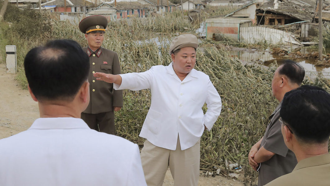 NKOREA-POLITICS-WEATHER-TYPHOON