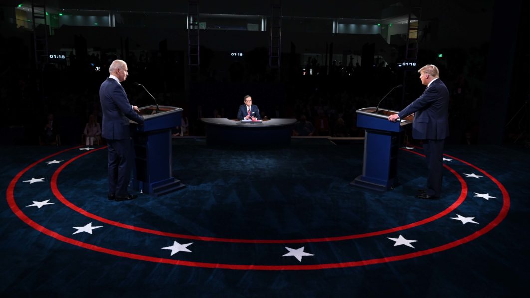 Donald Trump And Joe Biden Participate In First Presidential Debate