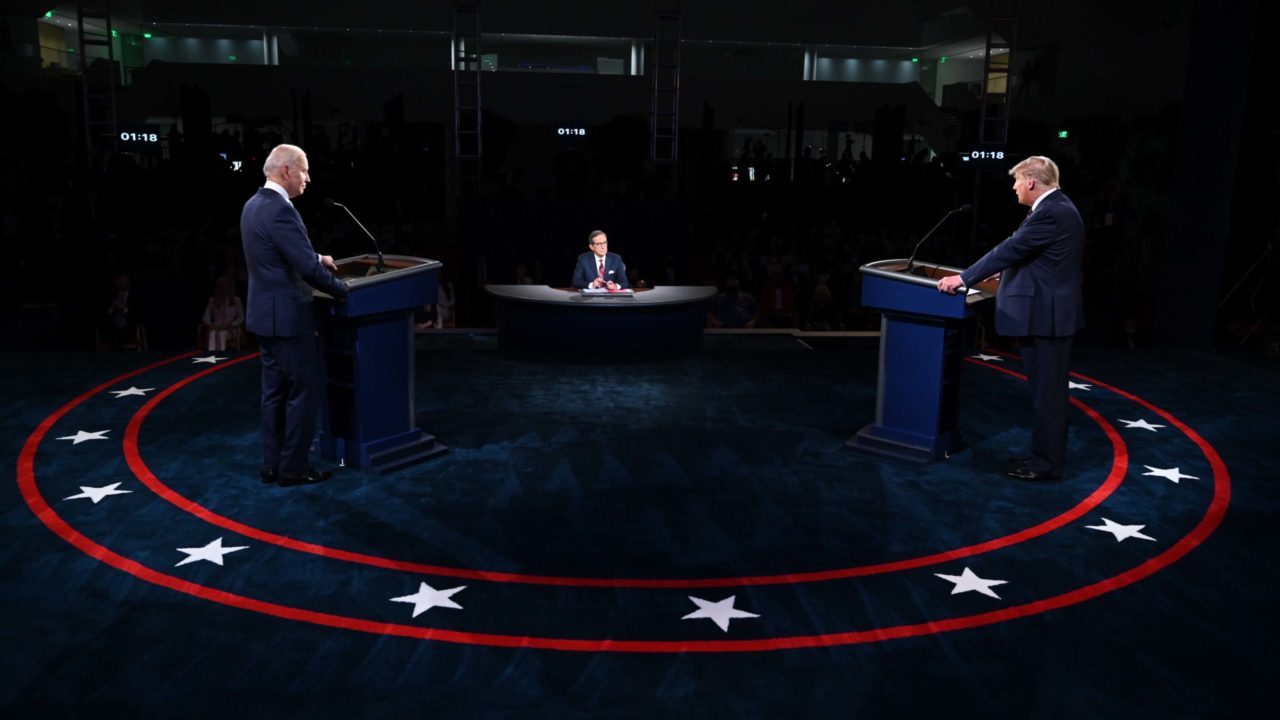 Donald Trump And Joe Biden Participate In First Presidential Debate